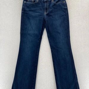 7 For All Mankind Dark Blue Flare Jeans